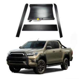 TOYOTA Hilux 2021 + ( 4 DOOR ) Χειροκίνητο Ρολό Αλουμινίου (Roll Shutter / Canopy Cover /Καπάκι Καρότσας )
